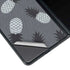 Black and White Pineapples Galaxy Z Fold4 5G Skin
